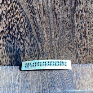 Abelone & silver pin brooch old vintage needs tlc